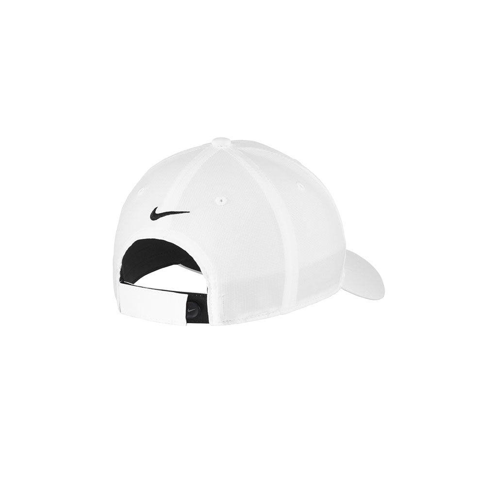 Nike White Dri-FIT Tech Fine-Ripstop Cap