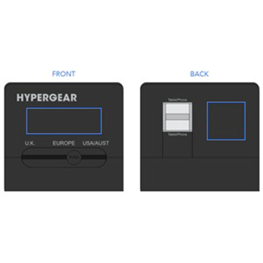 HyperGear All-in-One World Travel Adapter – HYPERGEAR