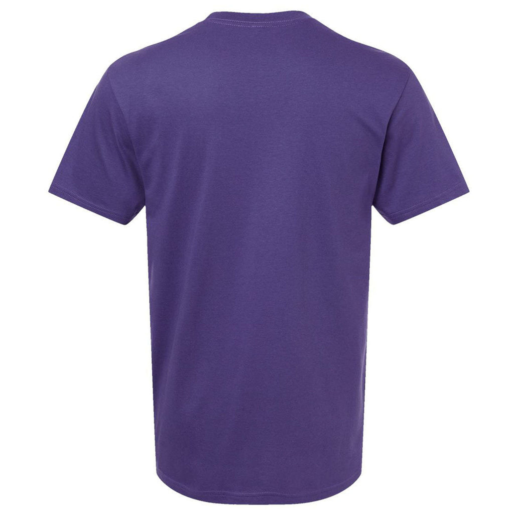 American Apparel Unisex Grape Fine Jersey Short-Sleeve T-Shirt
