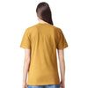 American Apparel Unisex Mustard Fine Jersey Short-Sleeve T-Shirt