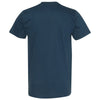 American Apparel Unisex Sea Blue Fine Jersey Short-Sleeve T-Shirt