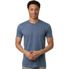 Tultex Unisex Heather Indigo Blue Fine Jersey T-Shirt