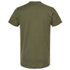 Tultex Unisex Military Green Fine Jersey T-Shirt