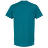 Tultex Unisex Teal Fine Jersey T-Shirt