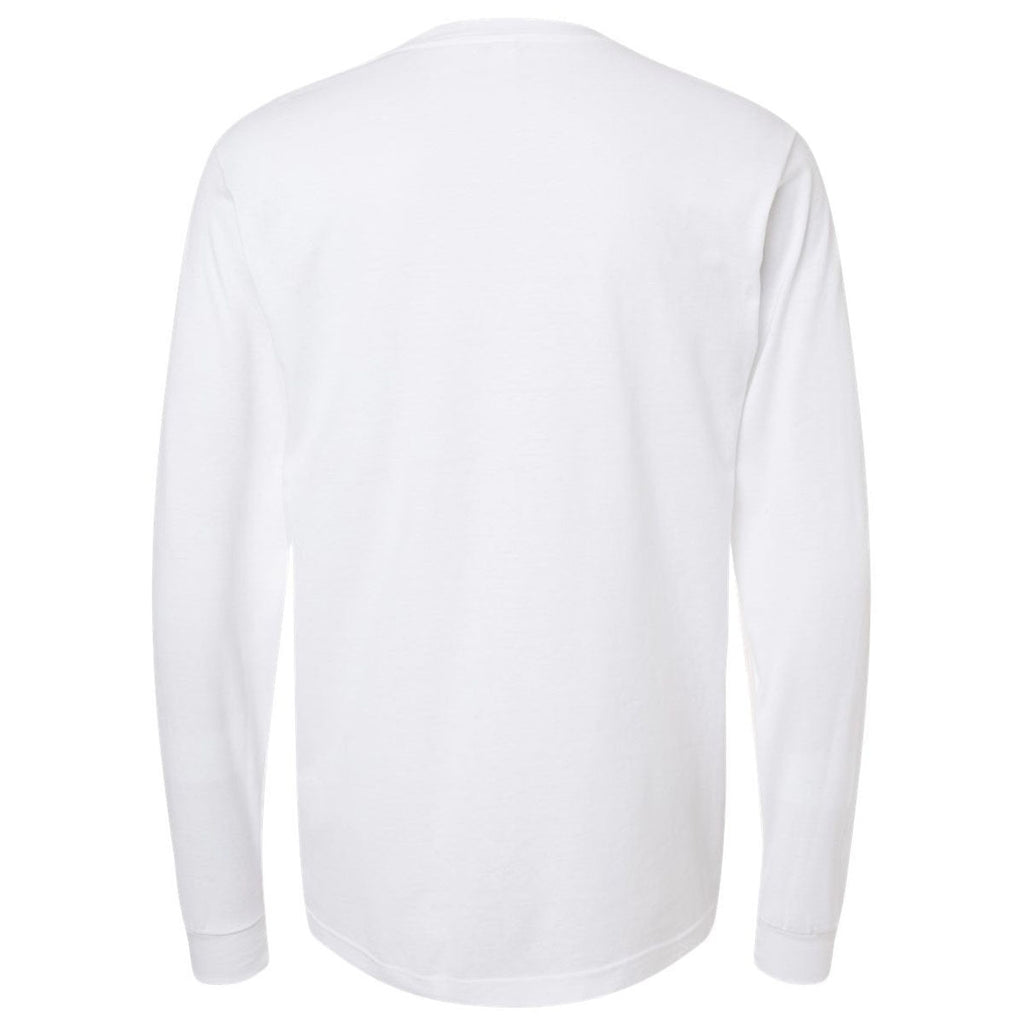 Tultex Unisex White Fine Jersey Long Sleeve T-Shirt