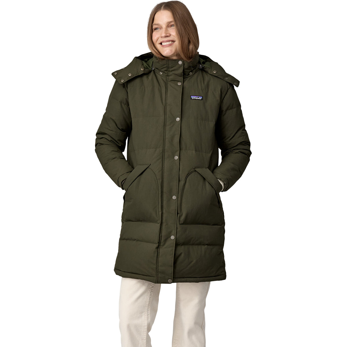 パタゴニア インサレーテッド プレーリードーンパーカ レディースXS グリーン Patagonia Women's Pine Needle Green Downdrift Parka