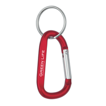 Hit Red 8mm Carabiner with Split Ring