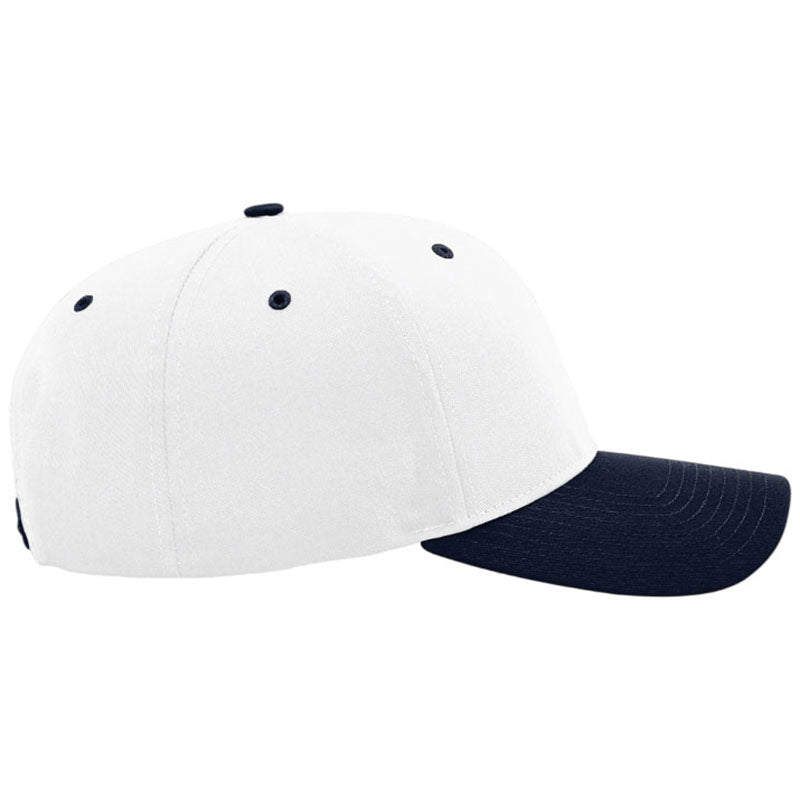 Richardson White/White/Navy Pro Twill Snapback