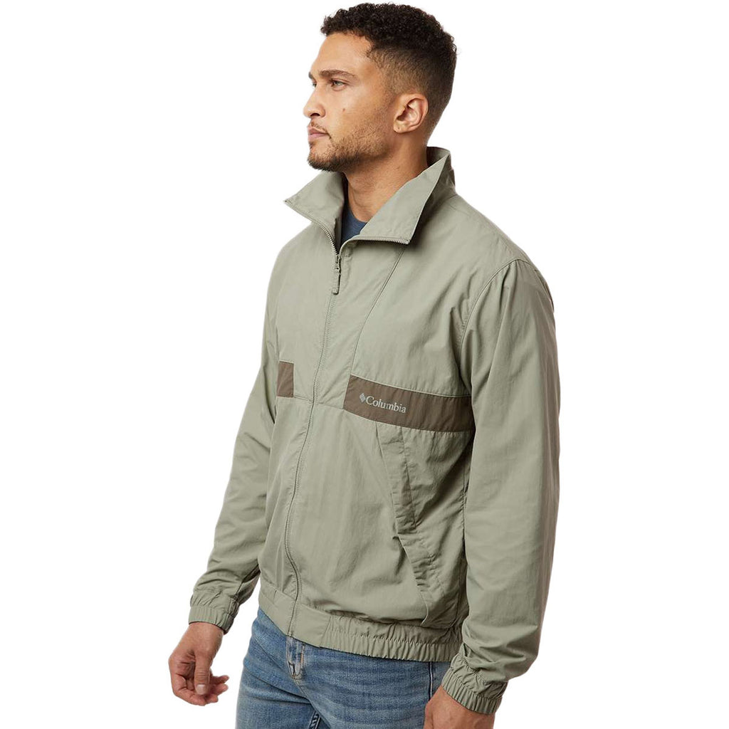 Columbia Men's Safari/Stone Green Spire Valley Windbreaker