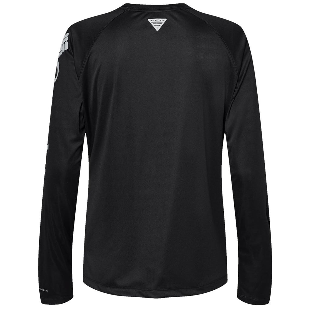 Columbia Women's Black/Cirrus Grey PFG Long Sleeve Tidal Tee