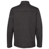 Columbia Men's Black Heather Great Hart Mountain III Half-Zip Pullover