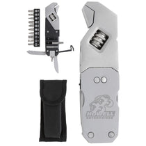 Koozie Silver/Black Multi-Functional Wrench Tool