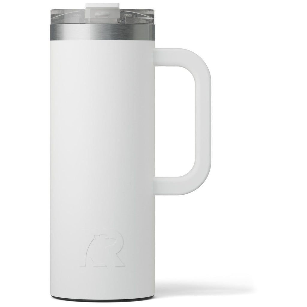 RTIC White 20oz Road Trip Travel Mug