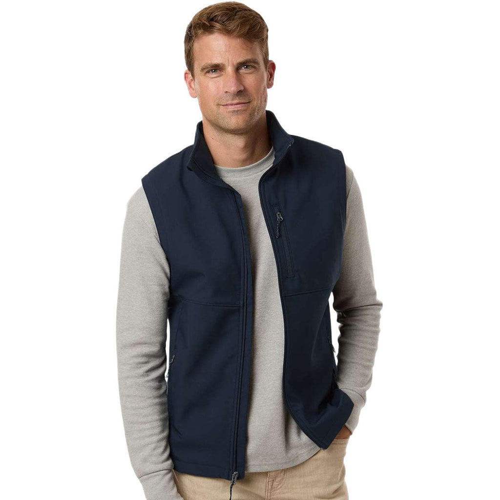 Columbia Men's Collegiate Navy Ascender II Soft Shell Vest