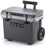 RTIC Dark Grey & Cool Grey 22 QT Ultra-Light Wheeled Cooler