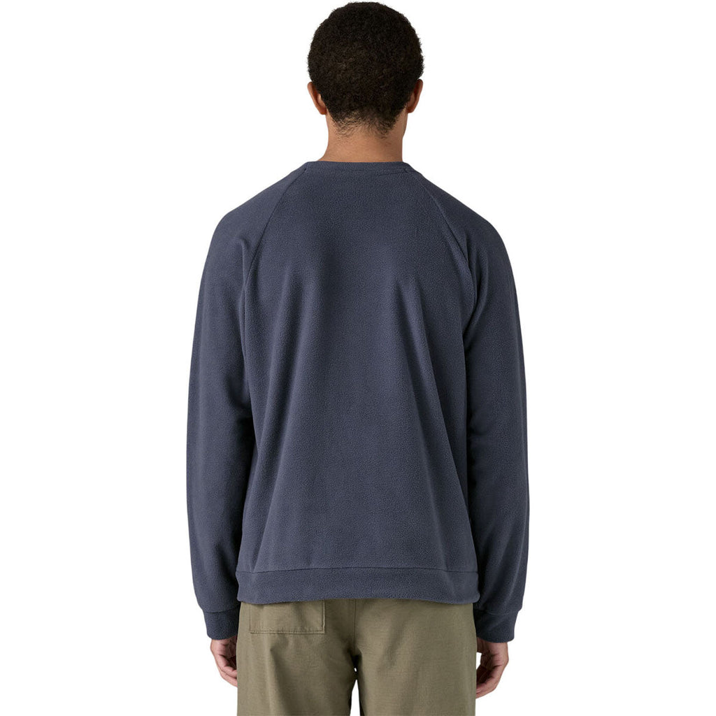 Patagonia Men's Smolder Blue Micro D Fleece Crewneck