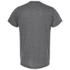 Tultex Unisex Heather Charcoal Poly-Rich T-Shirt