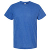 Tultex Unisex Heather Royal Poly-Rich T-Shirt