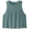 Patagonia Women's Blue Sage Capilene Cool Trail Cropped Tank Top