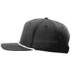 48-Hour Richardson Black/White 5-Panel Classic Rope Cap