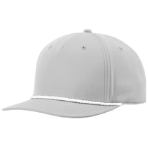 Richardson Light Grey/White 5-Panel Classic Rope Cap