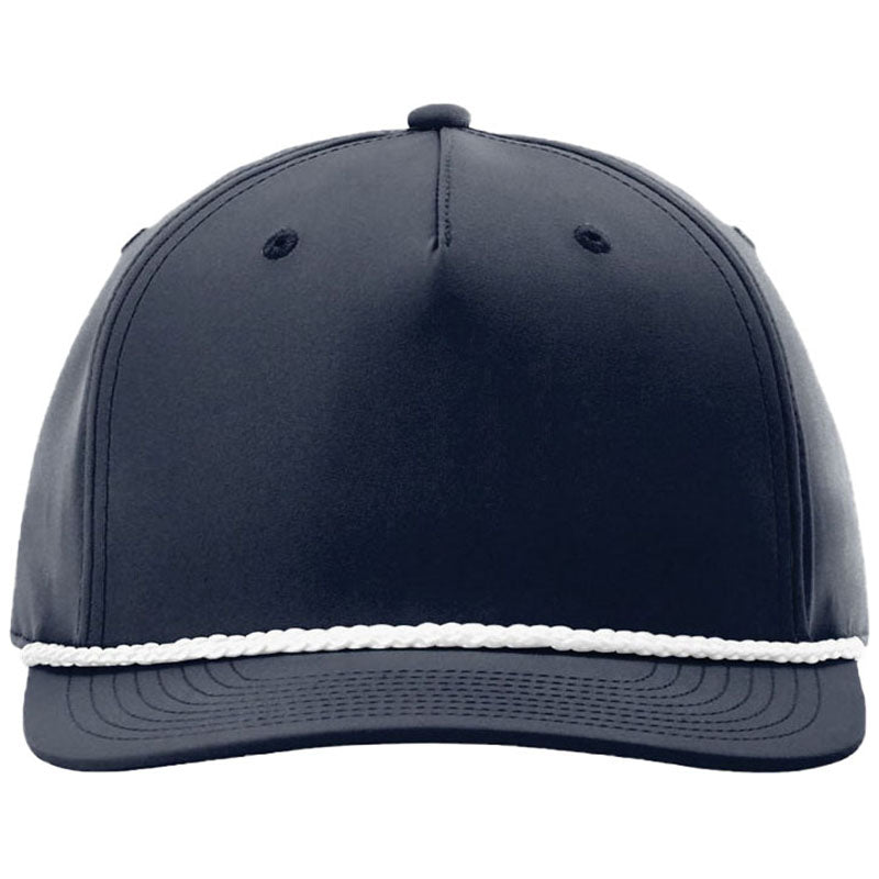 Richardson Navy/White 5-Panel Classic Rope Cap