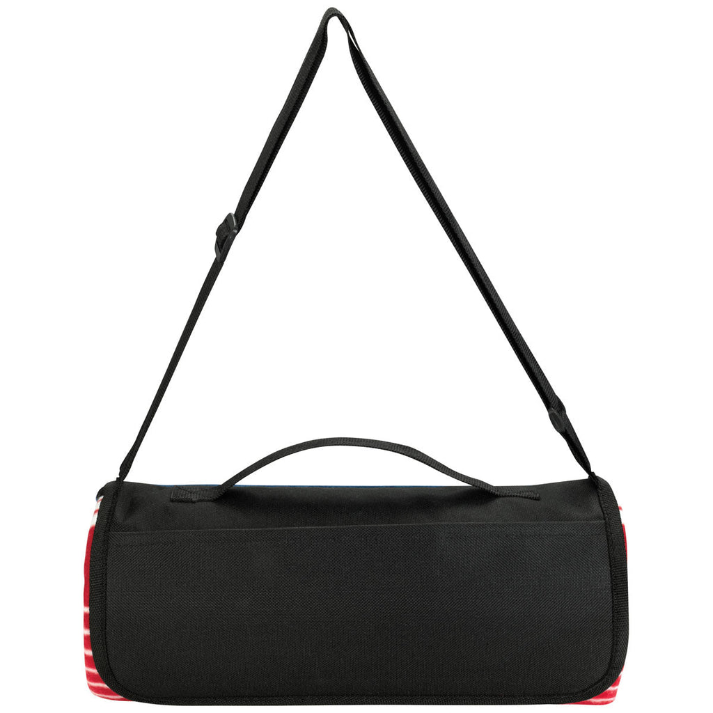 48-Hour BIC Red Shoulder Strap Picnic Blanket