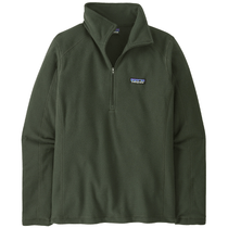 Patagonia Women's Old Growth Green Micro D 1/4-Zip