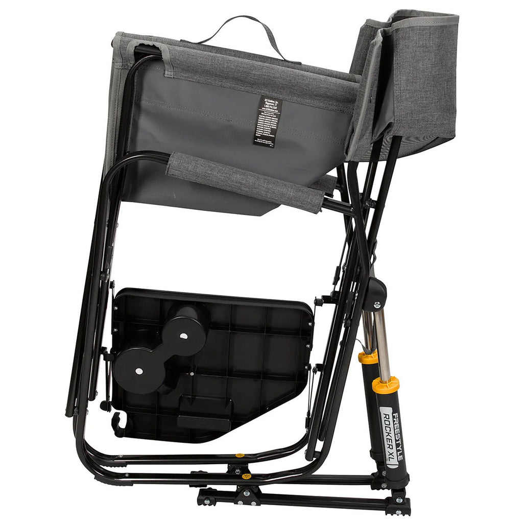 GCI Outdoor Grey Freestyle Rocker XL with Side Table