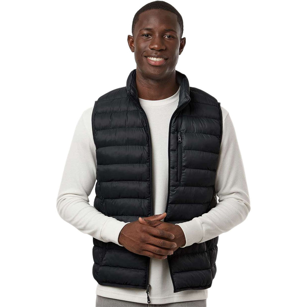 Weatherproof Men's Black Lightweight Poly-Filled Packable Vest