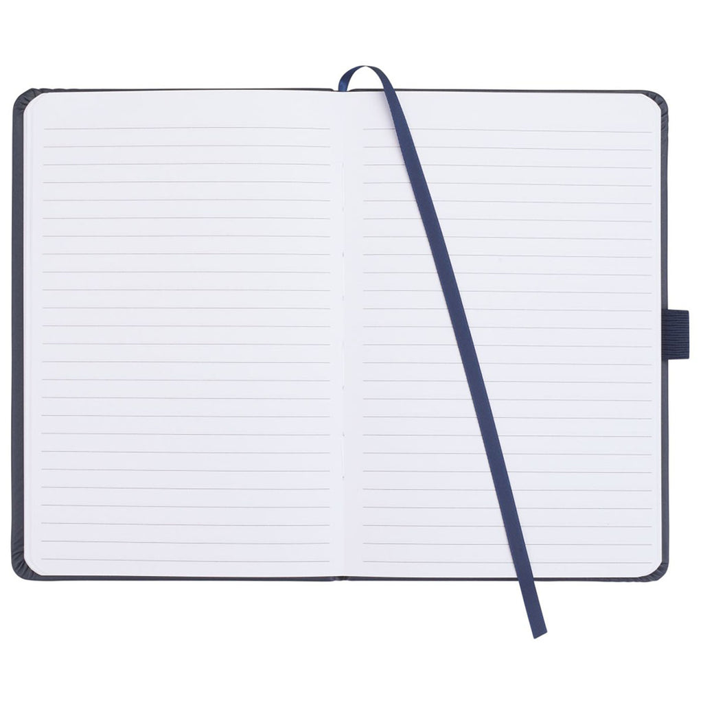JournalBooks Navy Mix Pineapple Leather Bound Notebook