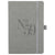 JournalBooks Grey Mano Recycled Hard Bound Notebook
