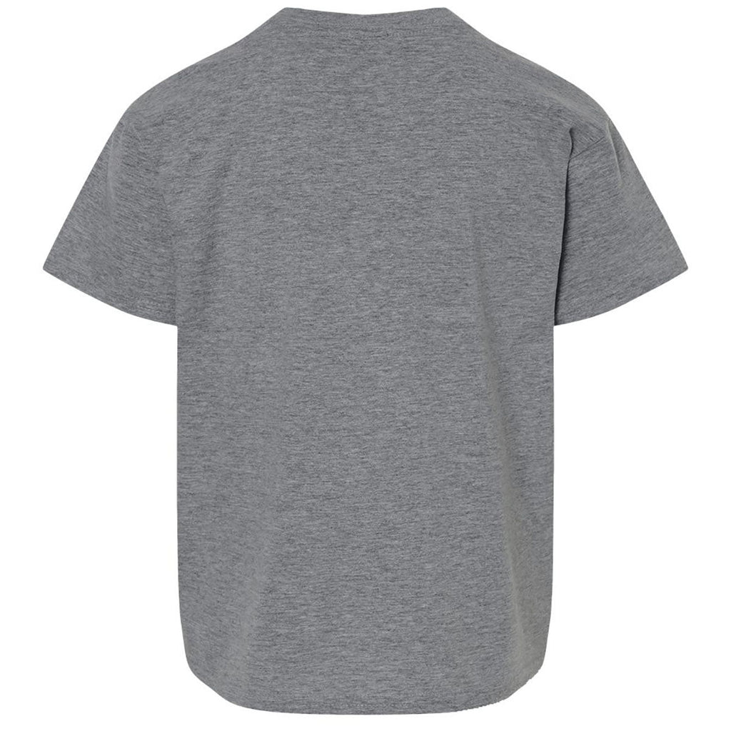 Gildan Youth Graphite Heather Light Cotton T-Shirt