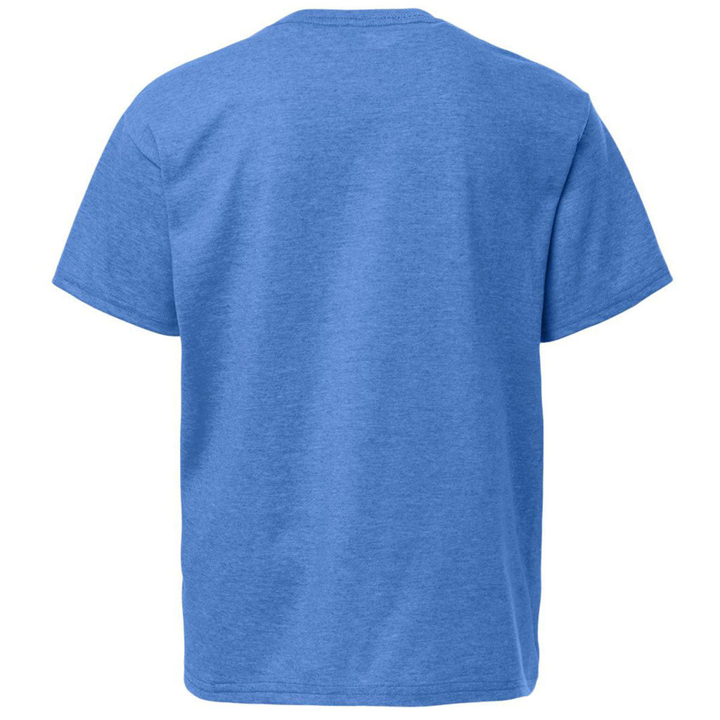 Gildan Youth Heather Royal Light Cotton T-Shirt