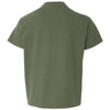Gildan Youth Military Green Light Cotton T-Shirt