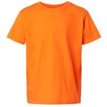 Gildan Youth Safety Orange Light Cotton T-Shirt