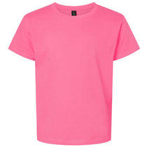 Gildan Youth Safety Pink Light Cotton T-Shirt