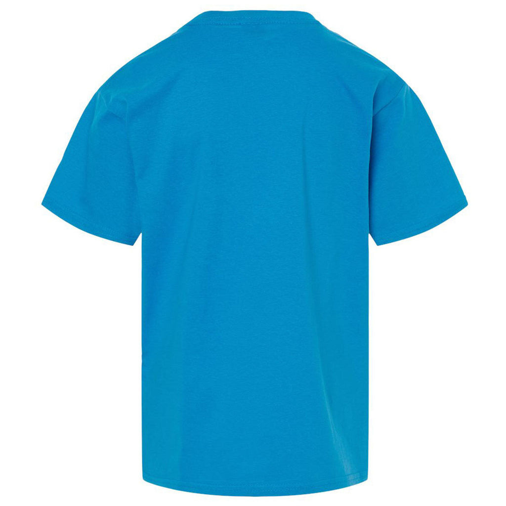 Gildan Youth Sapphire Light Cotton T-Shirt