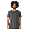 Bella + Canvas Unisex Solid Asphalt Blend CVC Jersey Tee