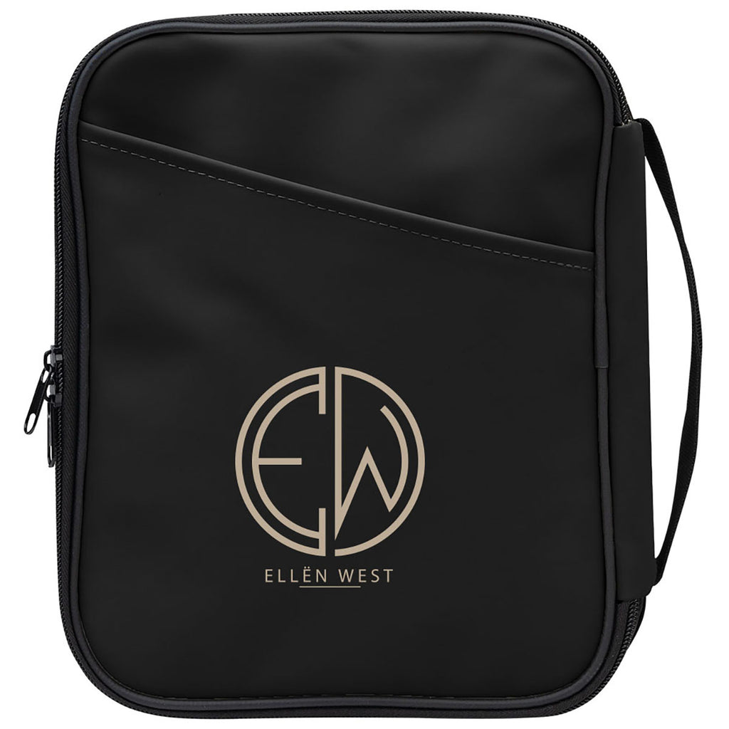 Hit Black Hudson Rpet Leatherette Tech Organizer