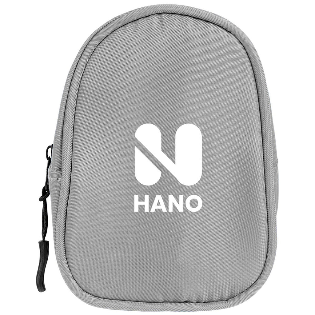 HIT Grey Anywhere rPET Pouch With Carabiner