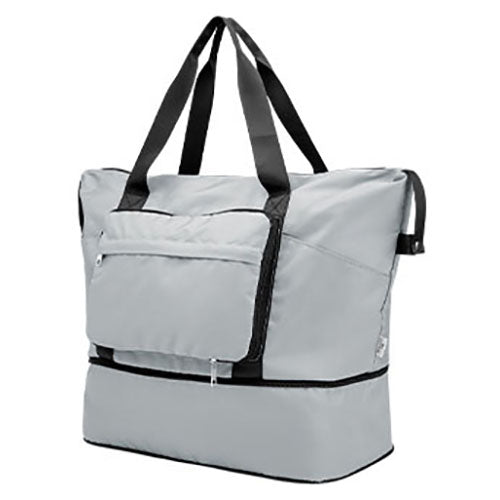 Hit Grey Anywhere rPET Expandable Duffel Bag