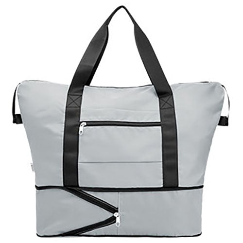 Hit Grey Anywhere rPET Expandable Duffel Bag