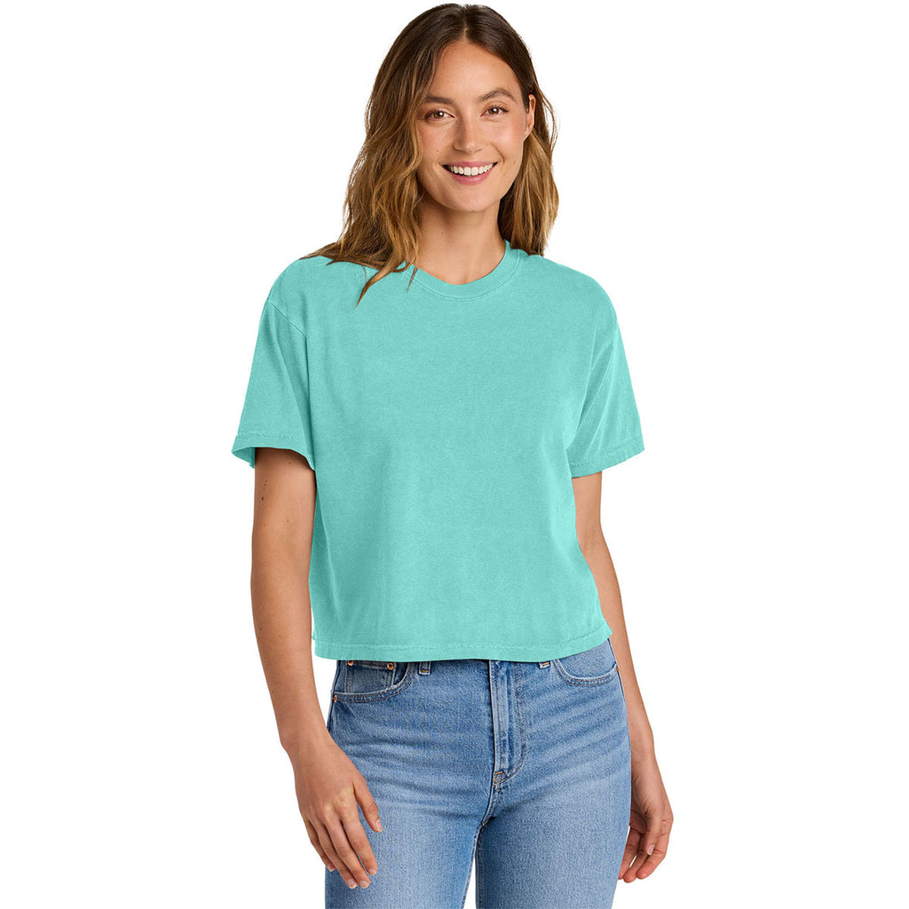 Comfort Colors Women's Chalky Mint Heavyweight Boxy Tee