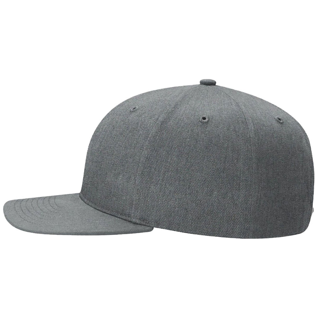 Richardson Heather Grey Solid Twill Trucker
