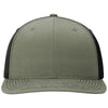 Richardson Loden/Black Solid Twill Trucker