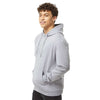Tultex Unisex Heather Grey Fleece Hooded Sweatshirt