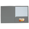 Good Value Gray Linen Paper Folder