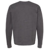 Tultex Unisex Heather Charcoal Fleece Crewneck Sweatshirt
