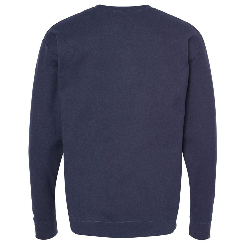 Tultex Unisex Navy Fleece Crewneck Sweatshirt
